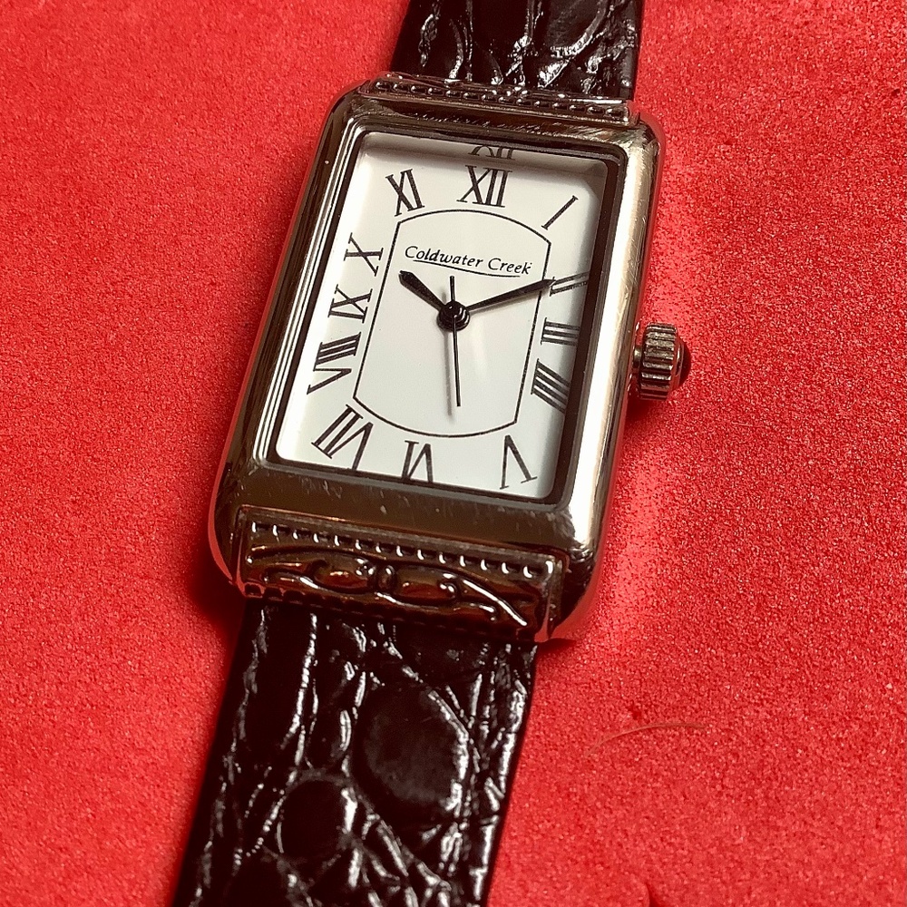 Coldwater Creek art deco styled quartz watch